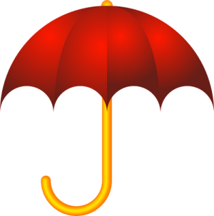 Red umbrella